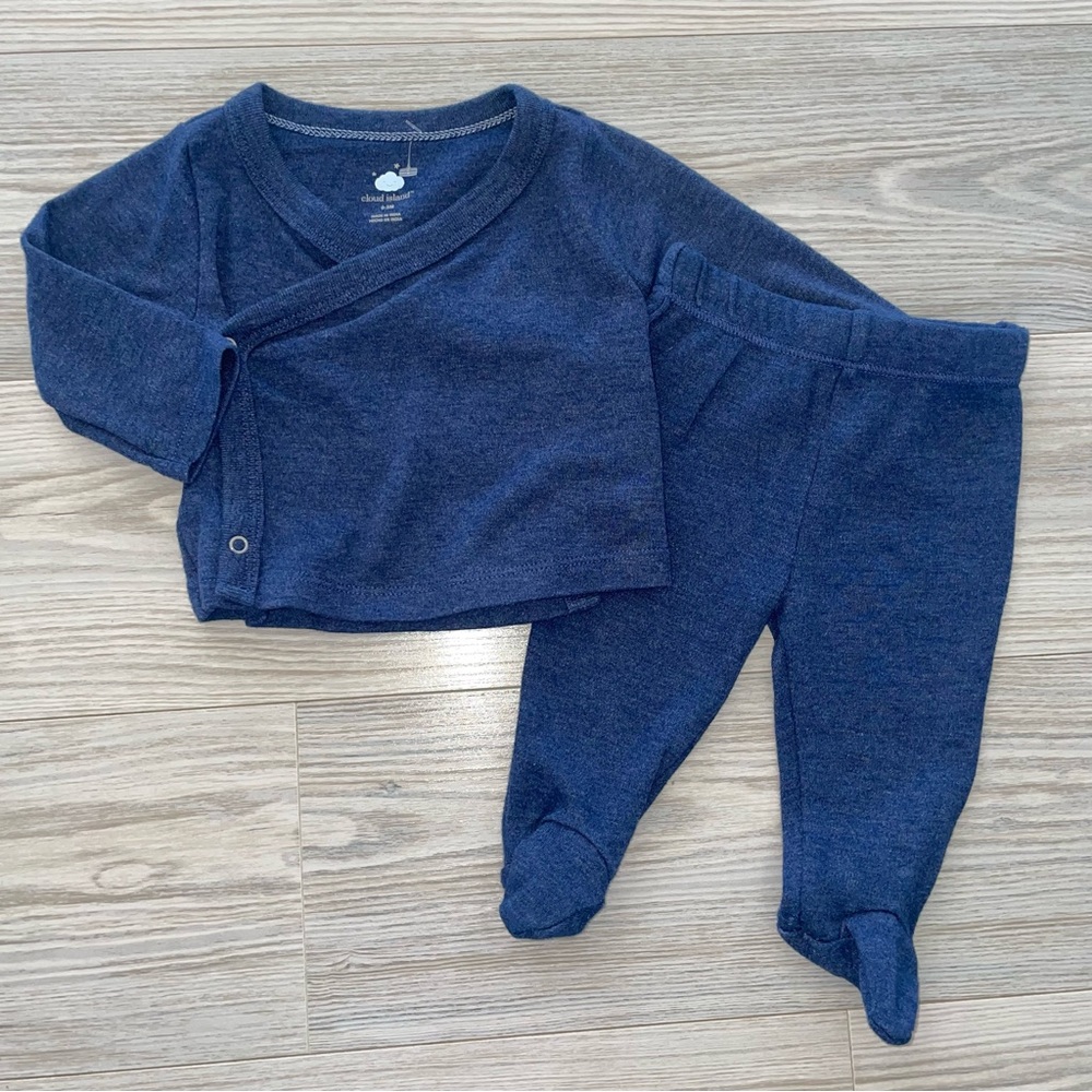 Cloud Island Baby Boys 2-PC Bundle 0-3 Months